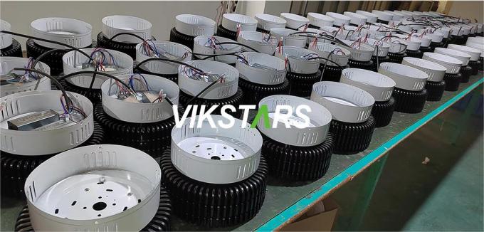 100W 150W 200W 250W آلومینیوم Fin LED چراغ های خلیج بالا برای روشنایی تجاری با بازتاب 11