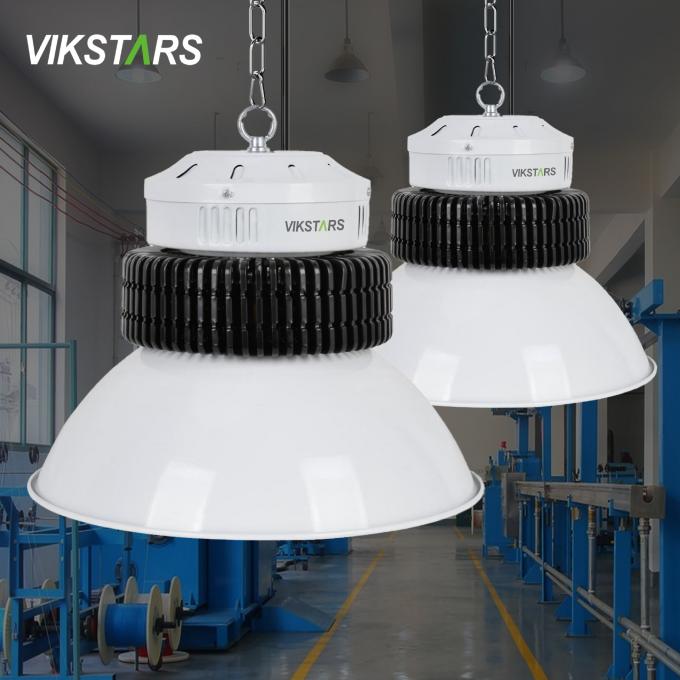 100W 150W 200W 250W آلومینیوم Fin LED چراغ های خلیج بالا برای روشنایی تجاری با بازتاب 0