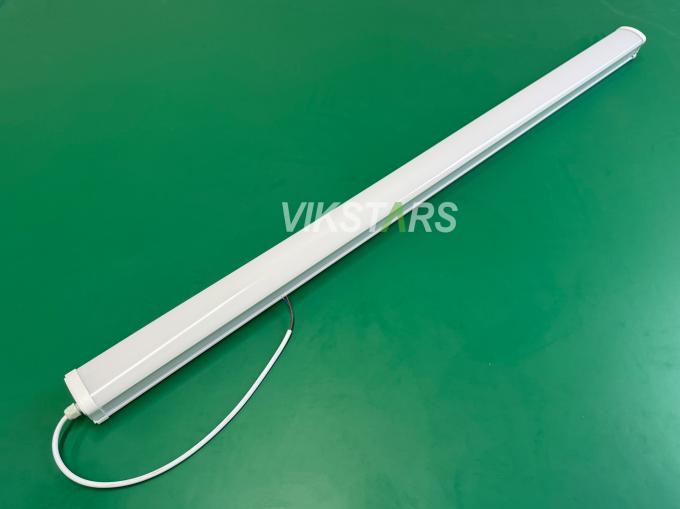 چراغ های خطی LED ارزان تر 36 وات لوله سه گانه ضد آب برای پارکینگ ضد آب 1200 میلی متر 9