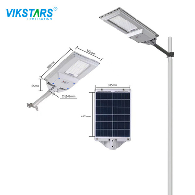 خرید چراغ خیابانی LED همه در یک خورشیدی 500 واتی 144 عددی LED برای روشنایی بزرگراه ساخت آنلاین