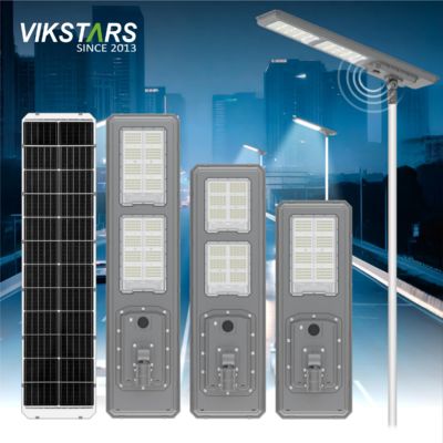 خرید چراغ جدید دو طرفه خورشیدی خیابان IP66 LED چراغ باغ خورشیدی 600W 900W همه در یک چراغ منظره خورشیدی ساخت آنلاین