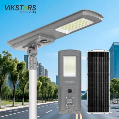 خرید جدیدترین چراغ های خیابانی خورشیدی همه کاره 2025 در فضای باز 300 وات 400 وات 500 وات لامپ برای جاده با سنسور نور سنسور حرکت لامپ خورشیدی ساخت آنلاین