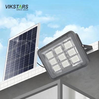 خرید آخرین چراغ خورشیدی باغ 100W 200W 300W 400W چراغ های بیرونی خورشیدی برای روشنایی حیاط چراغ های فلادی خورشیدی ساخت آنلاین