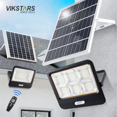 خرید 100W 200W 300W 600W Solar Flood Lights For Yard Garden With Good Price 2 Years Warranty ساخت آنلاین