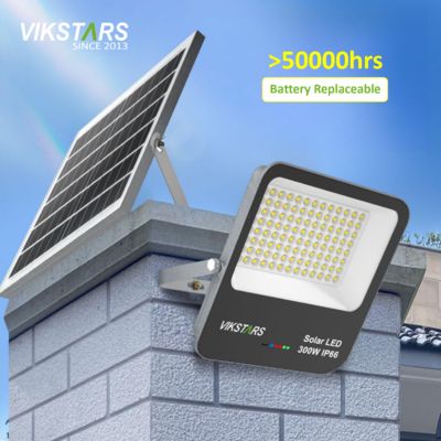 خرید باتری جایگزین 60w 100w 200w 300w چراغ های سیل خورشیدی با پوشش شیشه ای ساخت آنلاین
