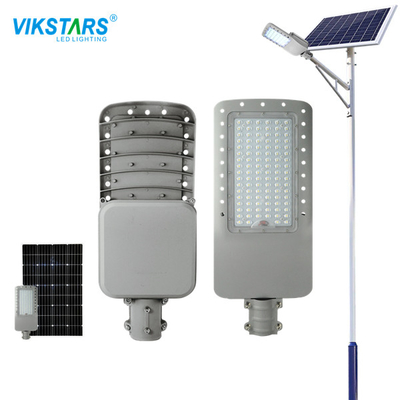 خرید چراغ های خیابانی خورشیدی ضد آب القایی روشن در فضای باز 6000lm 30W 3.2V 60AH ساخت آنلاین