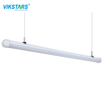 خرید سقف آویز 1200 میلی متری چراغ خطی چراغ LED 12 عدد محفظه خاکستری ROHS ساخت آنلاین