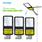300w 400w 500w چراغ های خیابانی خورشیدی محبوب تقسیم IP65 برای جاده / باغ