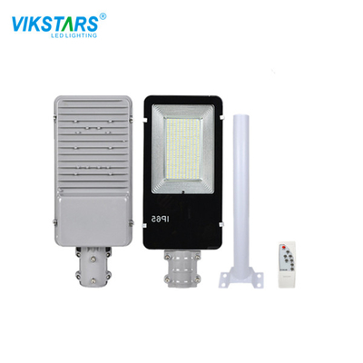 کنترل از راه دور 100 وات چراغ خیابانی خورشیدی قطب سیمانی ولتاژ ورودی AC100-240V