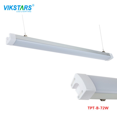 چراغ LED IP65 36w 72w سه اثبات با رنگ بدنه خاکستری