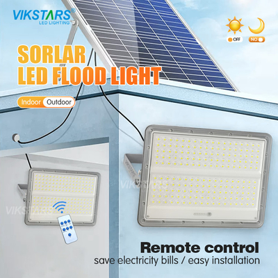 کنترل از راه دور IP65 نورهای خورشیدی LED سیلاب در خارج از خانه ضد آب 200w