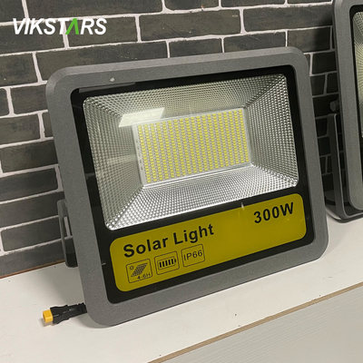 قیمت عمده فروشی 200W 300W LED نور خورشیدی سیلاب با آلومینیوم Die-casting برای باغ پارکینگ زمین در خارج از منزل LED چراغ سیلاب