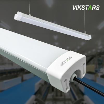 چراغ خطی LED معلق 72 واتی IP65 120lm/W صرفه جویی در مصرف انرژی برای سالن نیمه باز