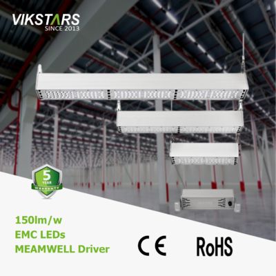 چراغ‌های ال‌ای‌دی خطی خطی IP65 کارگاهی 2 فوت 150 لیتر بر وات