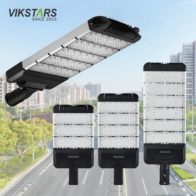 ماژول LED چراغ های خیابانی سیاه خاکستری با بازوی قابل تنظیم قیمت ارزان 50W 100W 200W 300W آلومینیوم چراغ های خیابانی عمومی